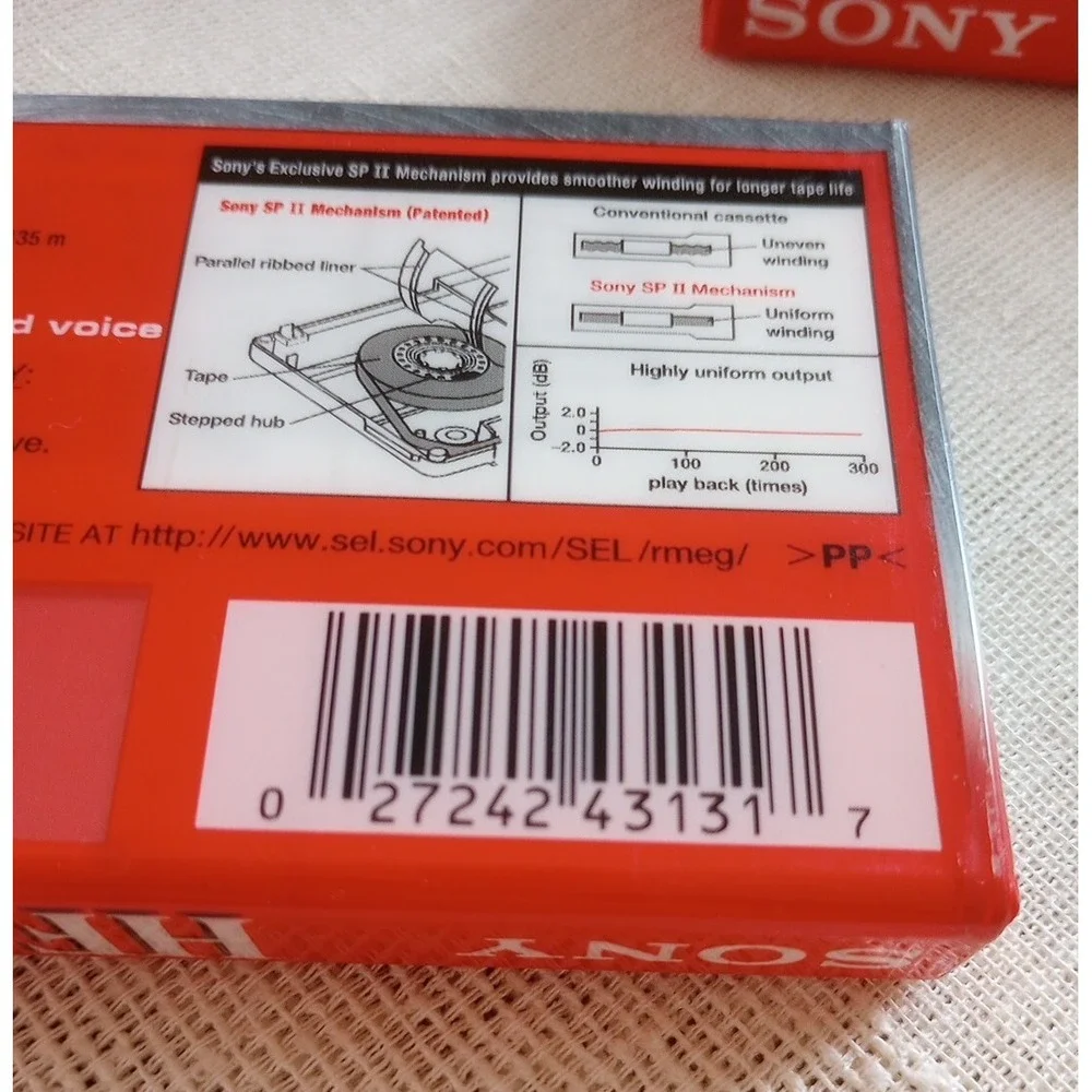 Sony HF 90 High Fidelity Normal Bias Audio. Cassette Tapes (Set of 4) 90 Min NEW